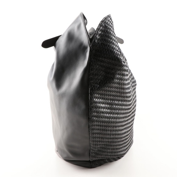 Gianni Segatta Ricamo Black Leather Hobo - Picture 3 of 8